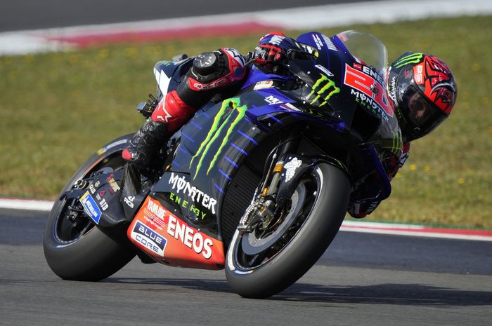 Pembalap Monster Energy Yamaha, Fabio Quartararo, berhasil memenangkan balapan MotoGP Portugal 2021 di sirkuit Portimao