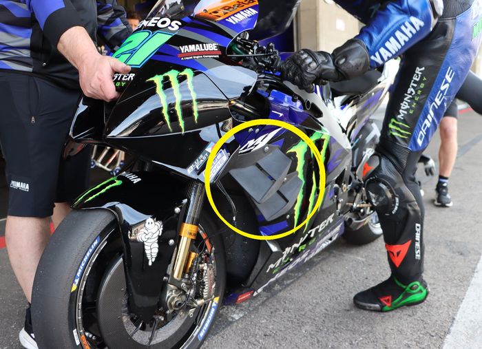 Franco Morbidelli memperoleh kesempatan menguji winglet bertingkat-tingkat di motor Yamaha YZR-M1 2023