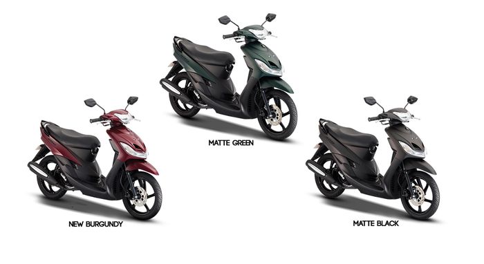 Beberapa pilihan warna Yamaha Mio Sporty di Filipina