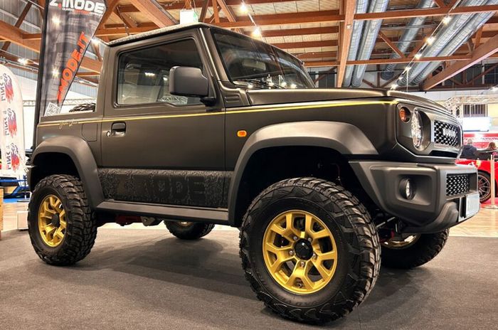 Modifikasi Suzuki Jimny JB74 pikap ini sudah pasang turbo dan bertenaga 170 dk