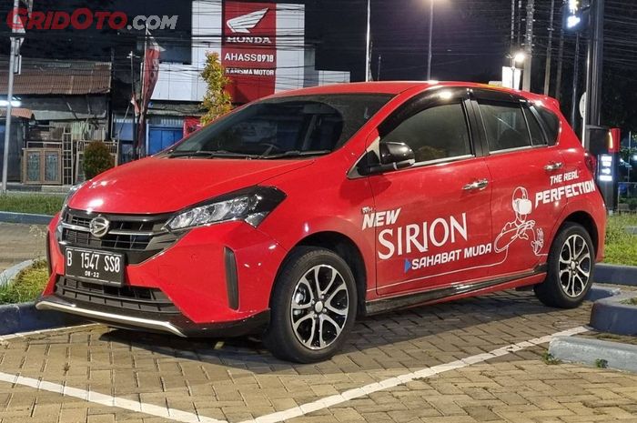 Mobil baru Daihatsu Sirion versi 2022.