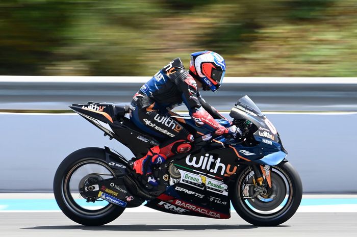 Andrea Dovizioso masih belum menemukan yang terbaik bersama tim WithU Yamaha RNF di MotoGP Spanyol 2022