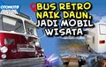 Bus Retro Merek Isuzu Bodi Kawasaki, Diubah Mewah, Siap Wisata