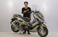 Yamaha NMAX Dengan Pelek Handmade Ini Juara Kelas Master Customaxi Makassar