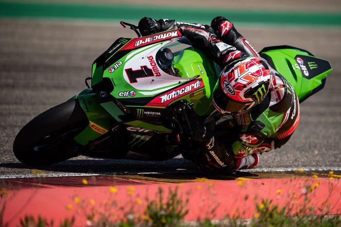 Hasil Race 1 WSBK Aragon 2021: Jonathan Rea tampil sempurna, sementara Scott Redding gagal naik podium