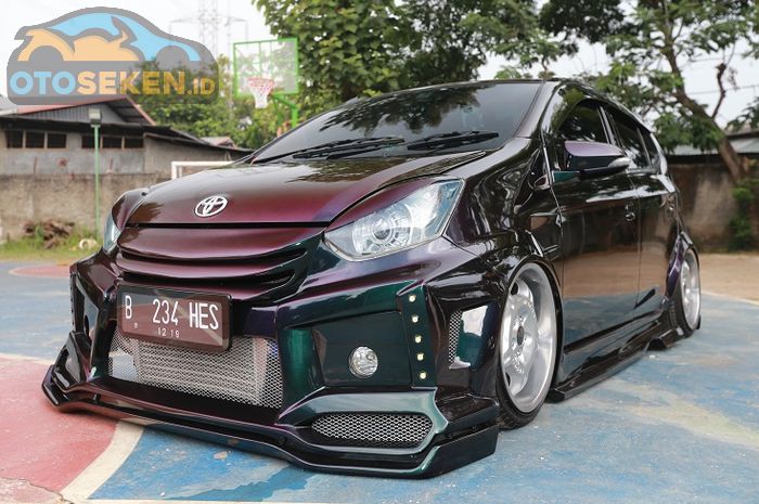 Toyota Agya modifikasi ektrem