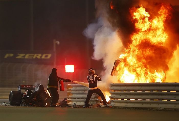 Crash di F1 Bahrain hingga mobil terbakar dan terbelah jadi dua, begini kondisi terbaru Romain Grosjean