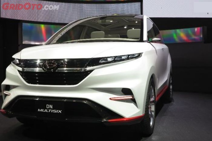 Mobil konsep DN Multisix,  calon penerus Daihatsu Xenia/Toyota Avanza yang dipamerkan dalam ajang GIIAS 2019.