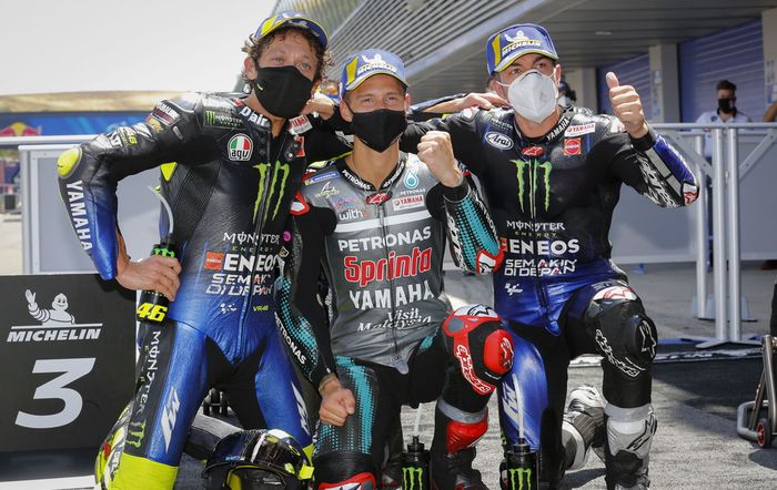 Valentino Rossi raih podium tiga di MotoGP Andalusia 2020 