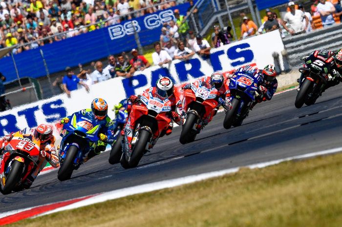 Ilustrasi balap MotoGP