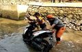 Kasihan Banget, Ketakutan Dikejar Debt Collector, Honda Vario Dibuang ke Sungai