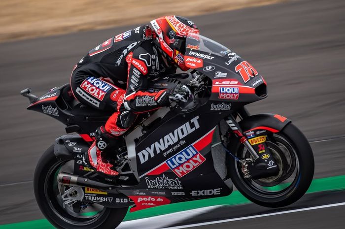 Bintang Moto2 Manuel Gonzales tes motor Aprilia di Aragon