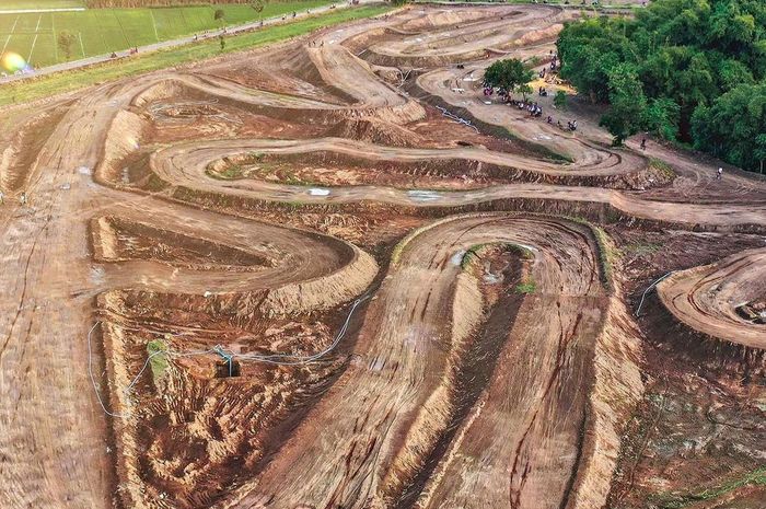 Sirkuit Motocross milik Irwan Ardiansyah di Yogyakarta.