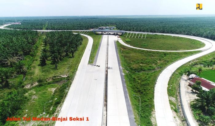 Ilustrasi : Ruas Tol Belawan-Medan-Tanjung Morawa (Belmera).