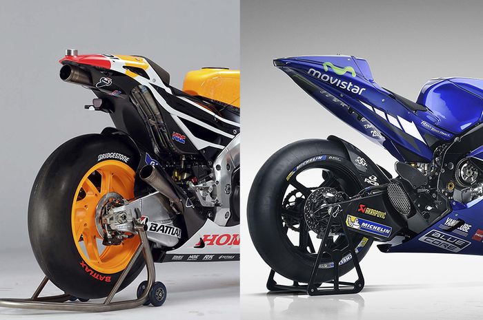 Perbedaan knalpot RC213V dan YZR-M1