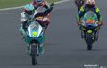 Hasil Moto3 San Marino 2021 - Sempat Kesulitan Kejar Romano Fenati, Dennis Foggia Akhirnya Menang, Andi Gilang Gagal Raih Poin