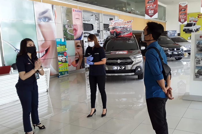 Suzuki menerapkan kebijakan 'Hygiene Commitment' sebagai upaya antisipatif mencegah penyebaran Covid-19 di dealernya.