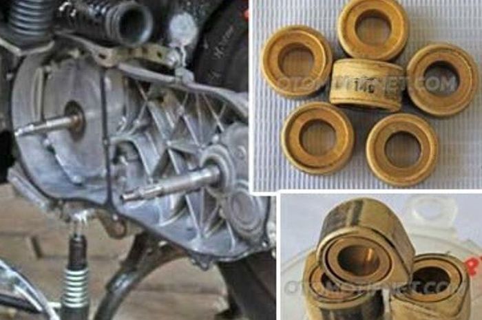 Roller CVT murah bisa rusak mesin