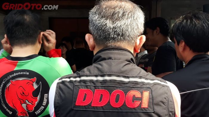 Rompi milik salah satu anggota dari Ducati Desmi Owner Club Indonesia (DDOCI)