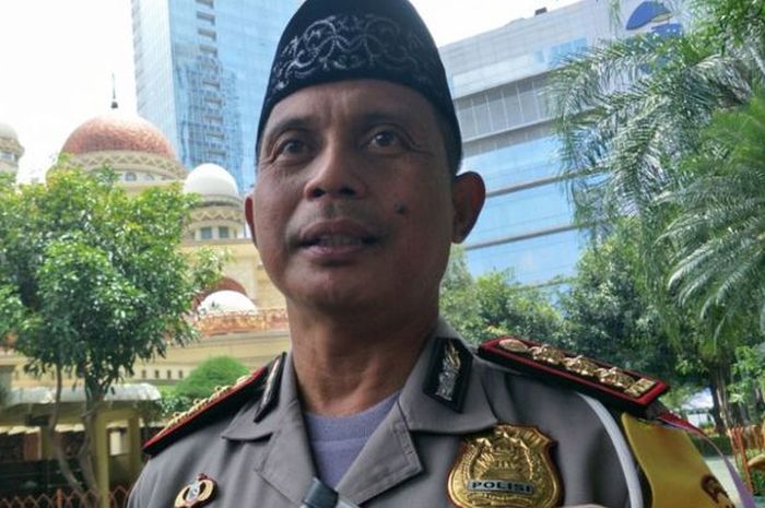 Dirlantas Polda Metro Jaya Kombes Halim Pagarra saat ditemui di Mapolda Metro Jaya