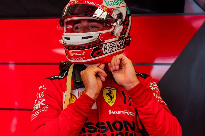 Charles Leclerc mengaku bahagia bisa kembali ke lintasan usai Lakukan tes mobil Ferrari di sirkuit Mugello, Italia