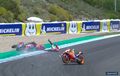 Tragedi Spanyol! Video Dua Ducati Ambruk, Pedrosa Terlempar ke Udara