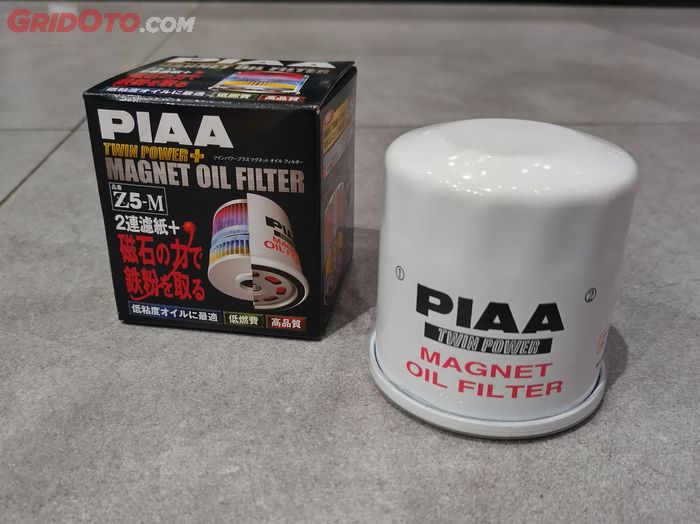 Filter oli PIAA untuk Kawasaki Ninja ZX-25R dilengkapi dengan magnet