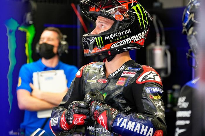 Sudah memacu motor Yamaha sampai batas maksimal, Fabio Quartararo merasa frustasi melihat hasil kualifikasi MotoGP Australia 2022