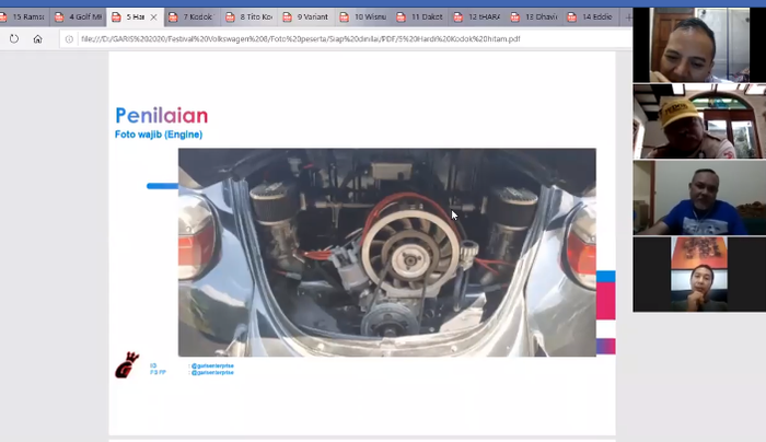 Festival Volkswagen 8 diadakan secara online