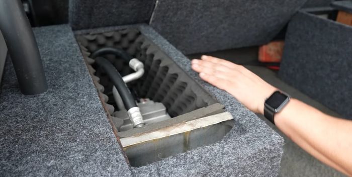 Ilustrasi pemasangan AC elektrik di bengkel Rotary Bintaro