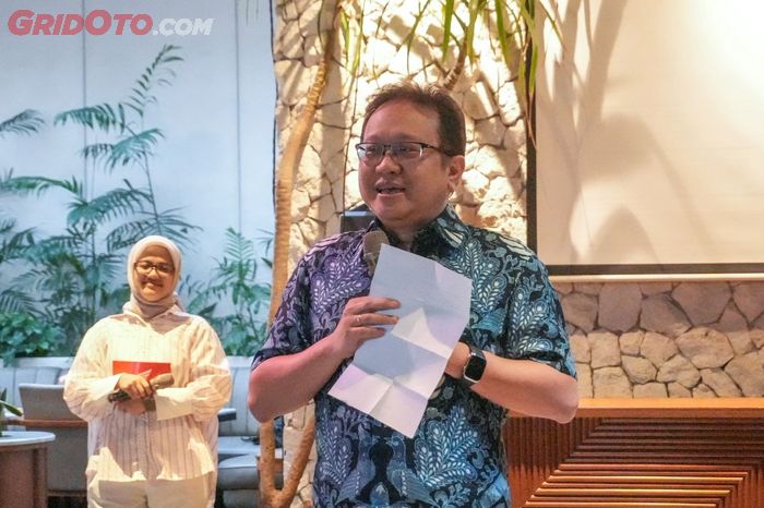 Thomas Wijaya, Executive Vice President PT AHM dengan kenaikan penjualan sepeda motor di awal tahun ini, menjadi tanda tahun 2026 akan lebih baik
