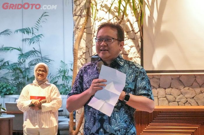 Thomas Wijaya, Executive Vice President PT AHM dengan kenaikan penjualan sepeda motor di awal tahun ini, menjadi tanda tahun 2026 akan lebih baik
