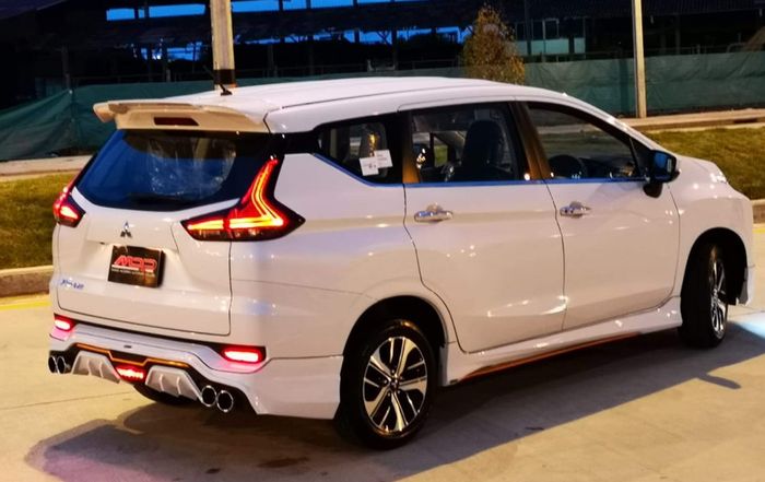 Body kit MDP untuk Xpander terlihat sporty di belakang