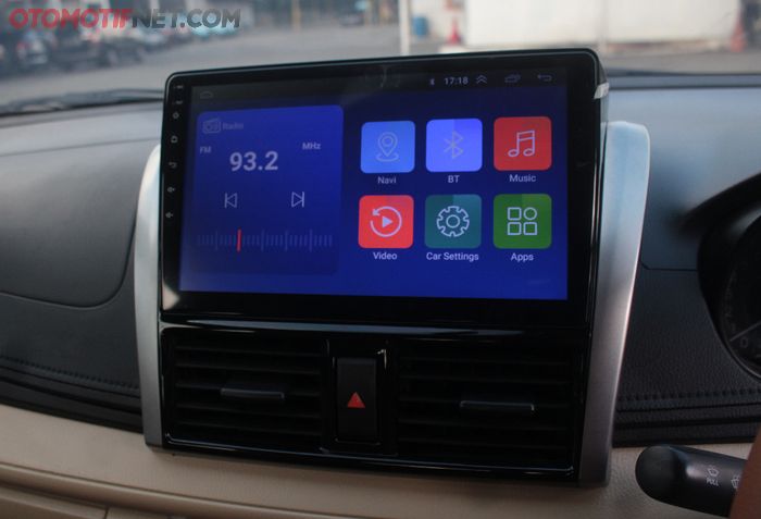 System audio Vios eks taksi upgrade pasang headunit android 10 inchi
