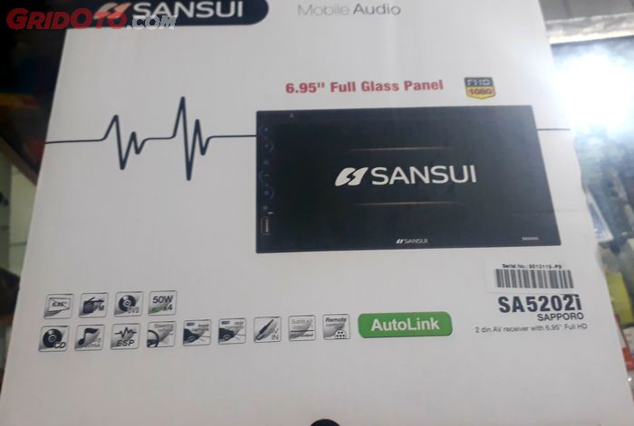 Spesifikasi head unit Sansui SA 5202i Sapporo