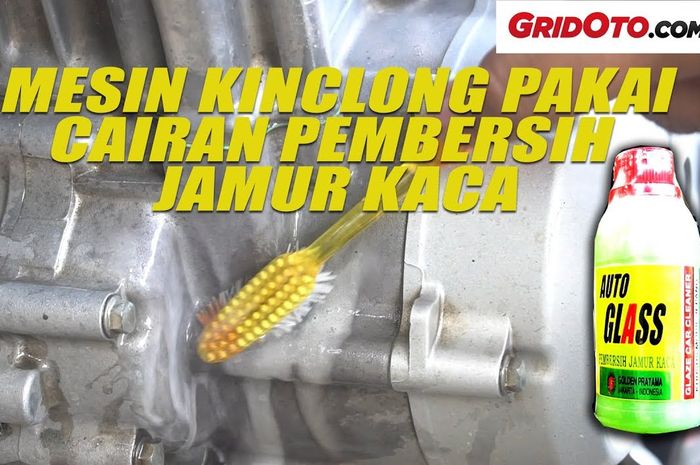 Bersihkan blok mesin pakai obat jamur kaca