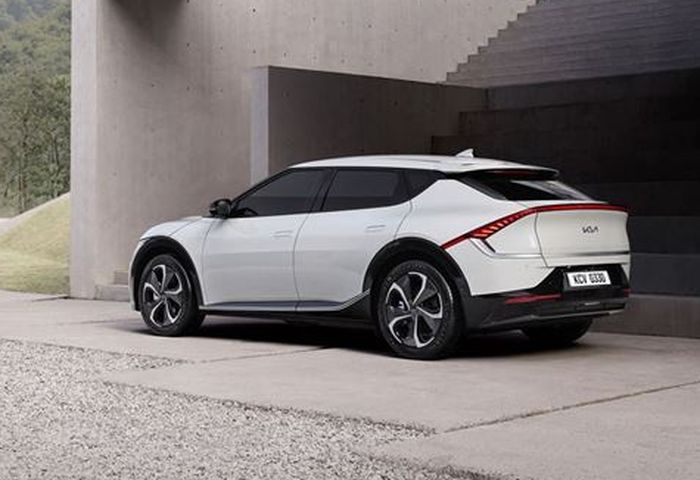 Desain lampu belakang KIA EV6