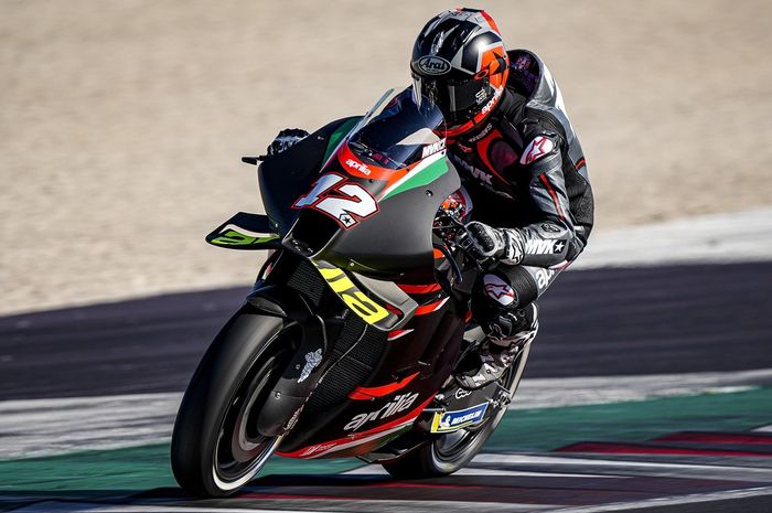 Maverick Vinales tampil di MotoGP Aragon 2021 bersama Aprilia