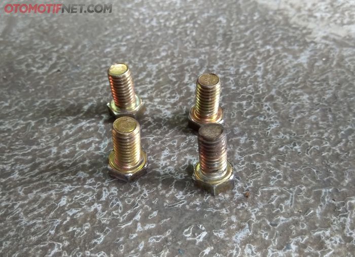 Baut cakram Honda Genio diganti yang lebih pendek