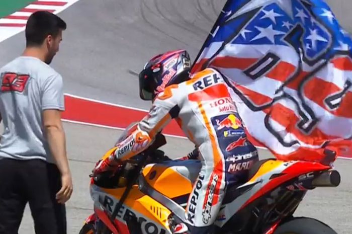 Marc Marquez juara di GP Amerika