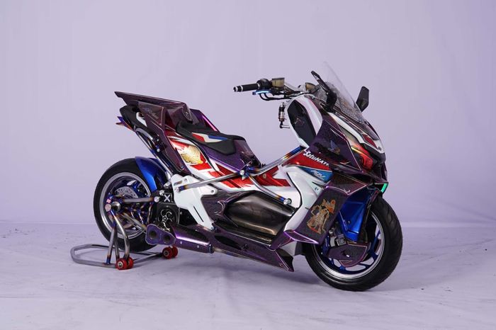 Honda ADV150 garapan Lutfia Fasichin juara Honda Modif Contest 2024 untuk kategori Matic &amp; Cub