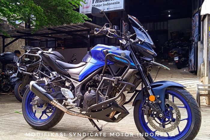 Yamaha MT-25 dibangun jadi motor adventure
