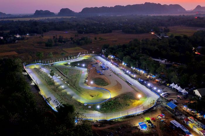 Sirkuit Pancasila Karaeng Mallombassang, Pangkep, Sulawesi Selatan tempat YCR 2018