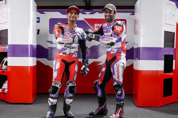 Untuk MotoGP 2023, Prima Pramac Racing masih mempertahankan duet Jorge Martin dan Johann Zarco masih dengan fasilitas yang sama. 