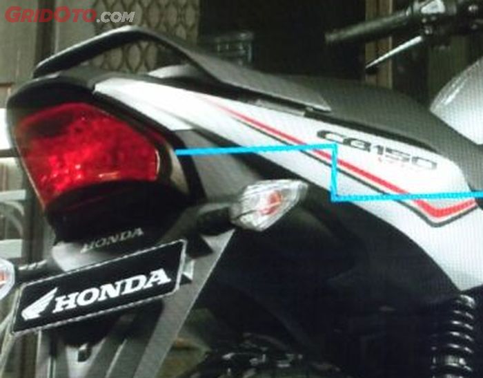 Lampu belakang All New Honda CB150 Verza