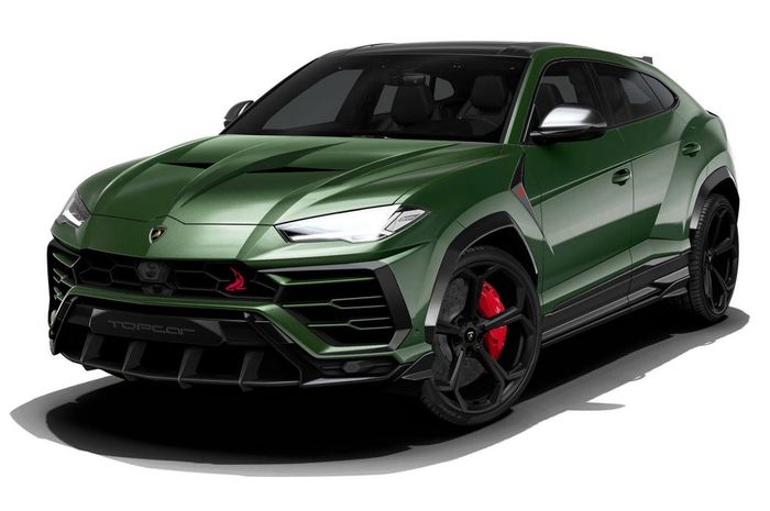 Lamborghini Urus dengan body kit besautan TopCar