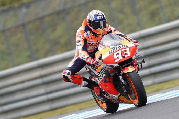 Usai berhasil mengamankan Pole Position perdananya di MotoGP Jepang, Marc Marquez pasang target kemenangan saat tampil di kandang Honda