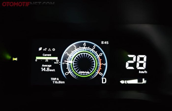 Konsumsi BBM All New Agya GR Sport  CVT saat dijajal di seputaran kota Denpasar Bali, mampu meraih 14,8 km/liter