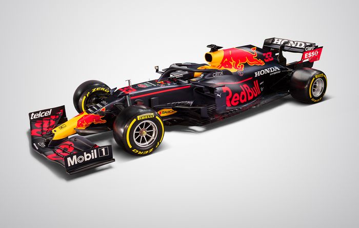 Mobil Red Bull RB16B mengalami sedikit perubahan dari pendahulunya, RB16