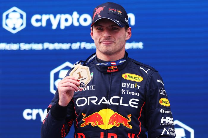 Max Verstappen menang mudah di sprint race F1 Austria 2022, mengalahkan dua pembalap tim Ferrari